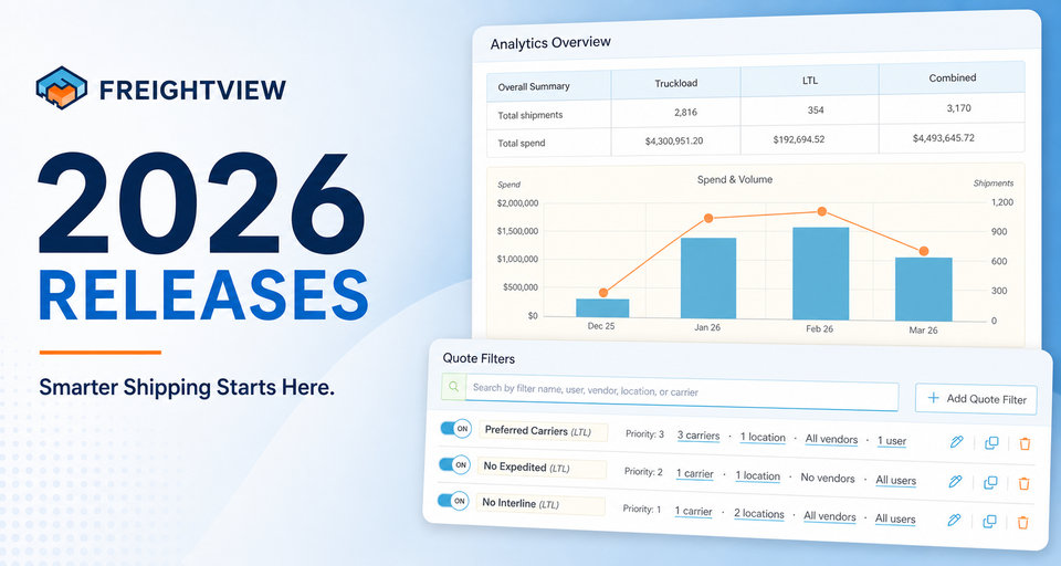 Freightview 2026: Our Top Enhancements (So Far)