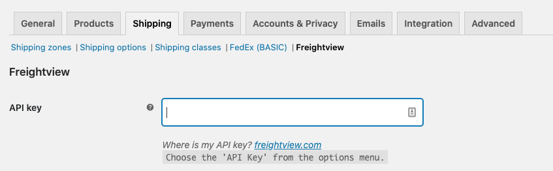 api key